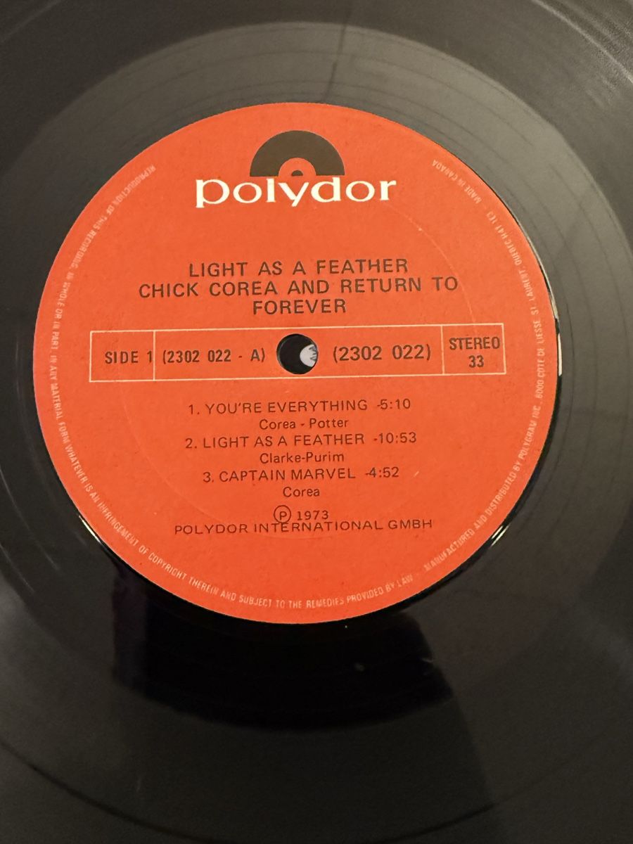 Dischi in vinile: Chick Corea - Light as a Feather / Canada 1973 – Usato da Delémont venduto da Studio_du_soleil 2