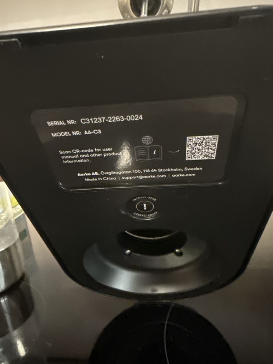 Aarke Elettrodomestici da cucina: Carbonator 3 Aarke – Usato da Horgen venduto da Fen8800 3