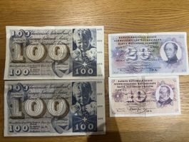 Anciens billets Suisse