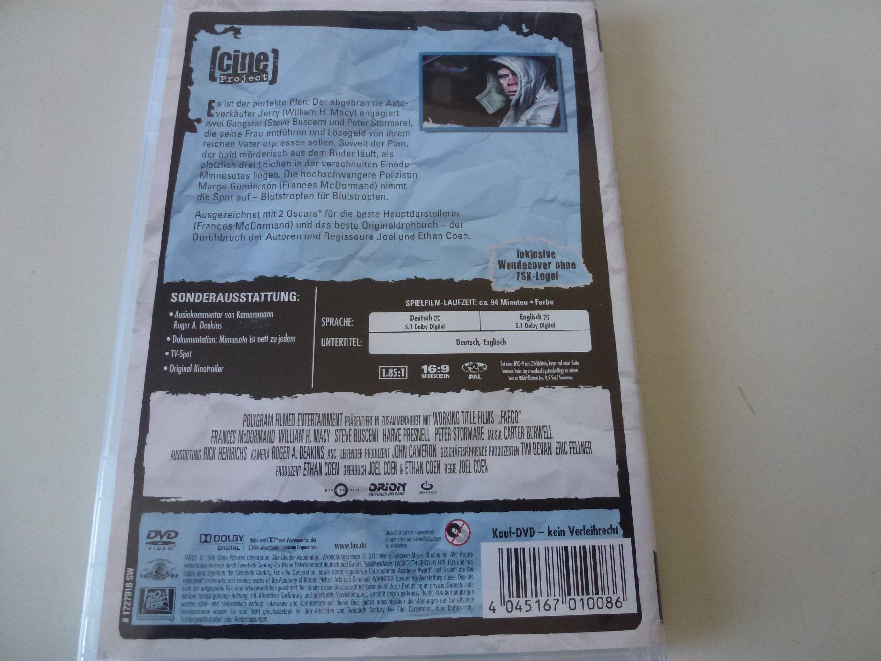 Alle DVDs: Fargo (DVD) – Neu (gemäss Beschreibung) aus Bern von Frebo 1