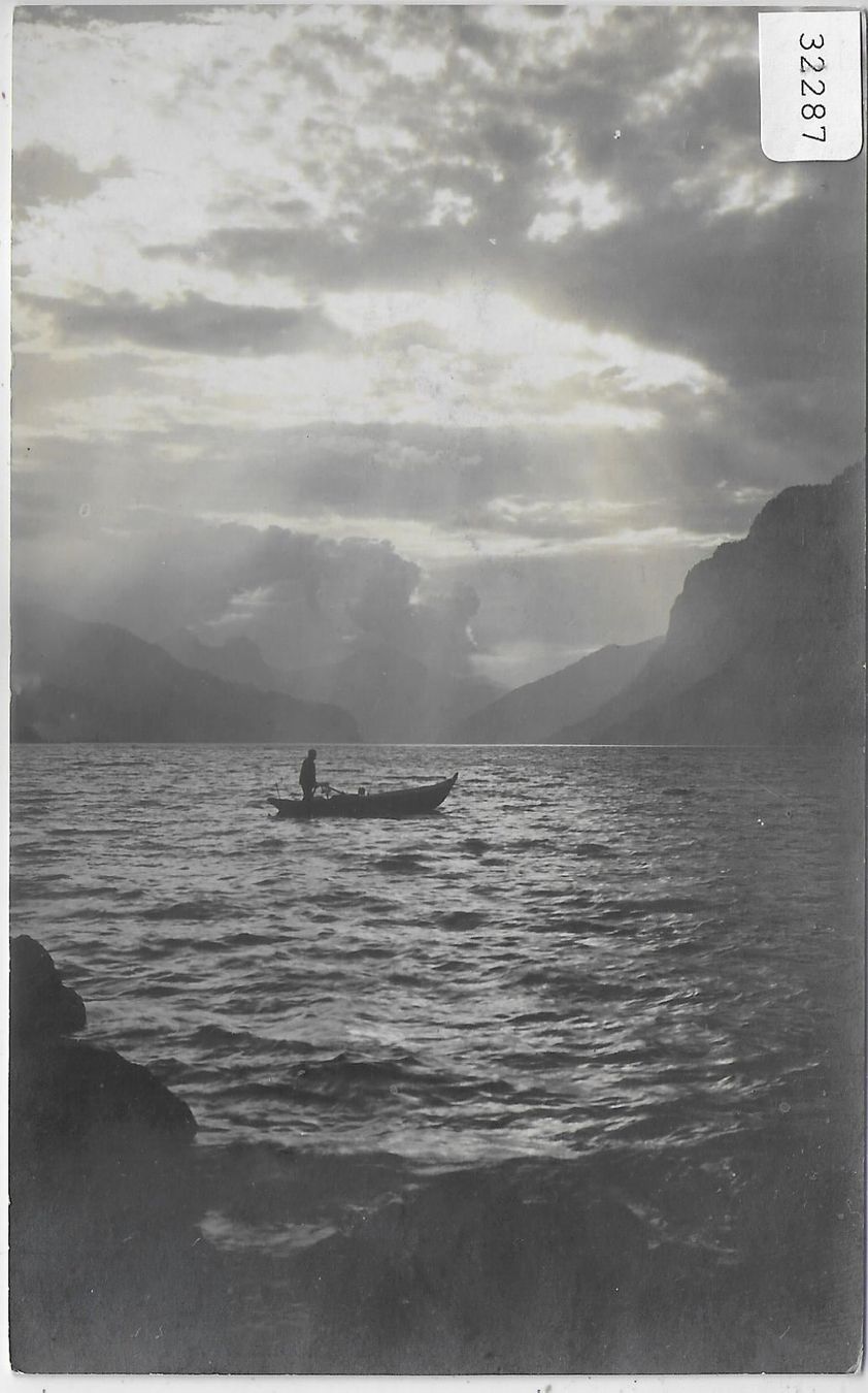 Cartes postales: Abend am Wallensee – D'occasion à Ettingen par Kartenplanet