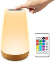 Nachttischlampe LED Touch Dimmbar mit 13 Farben