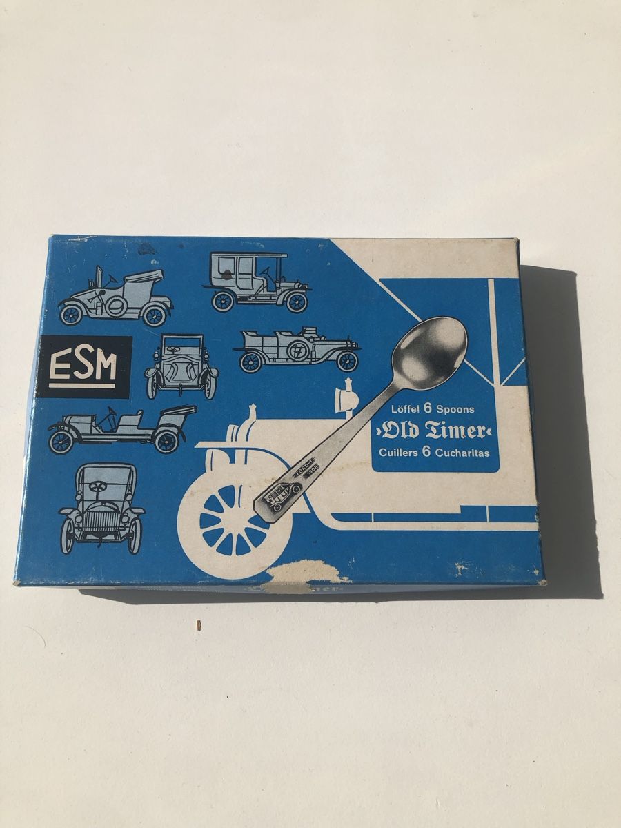 Cucchiai: Oldtimer Löffel 6er Set ESM mit Autos - Rarität! – Usato da Arbon venduto da Wladimir1 1