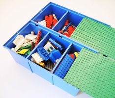 Lego Sortierbox mit vielen Bausteinen