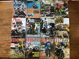 Lot de 12 revues moto vintage (Moto Revue, Moto Verte)