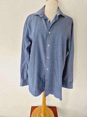 TED BAKER ENDWANCE HEMD MEN BLAU MELIERT M 38 , TOP ZU HOSE