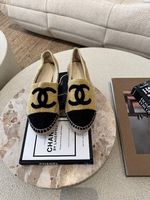CHANEL ESPADRILLES GOLD