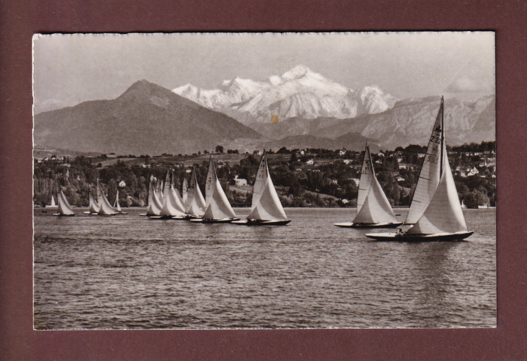 Cartes postales: Regates au LAC LEMAN – D'occasion à Pully par nicecards-shop