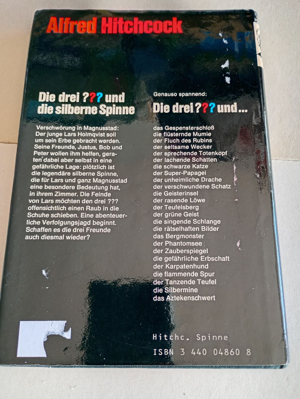 Bücher: Die drei Fragezeichen ??? und die silberne Spinne – Gebraucht aus Zürich von TaebL 3