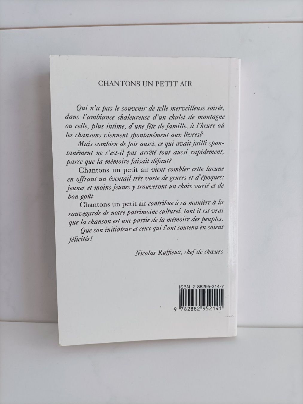 Bücher: Chansonnier - Chantons un petit air / Albert Gonthier - Gust – Gebraucht aus crans montana von AB3963 1