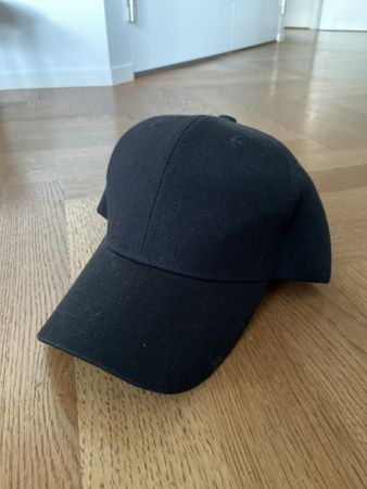 Schwarze Cap - Gr. Einheitsgrösse - Unisex