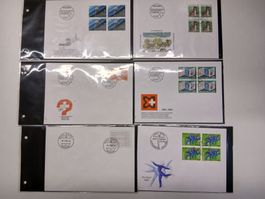 Schweiz Briefmarken Ersttagsbriefe Sammlung, Top Zustand!...