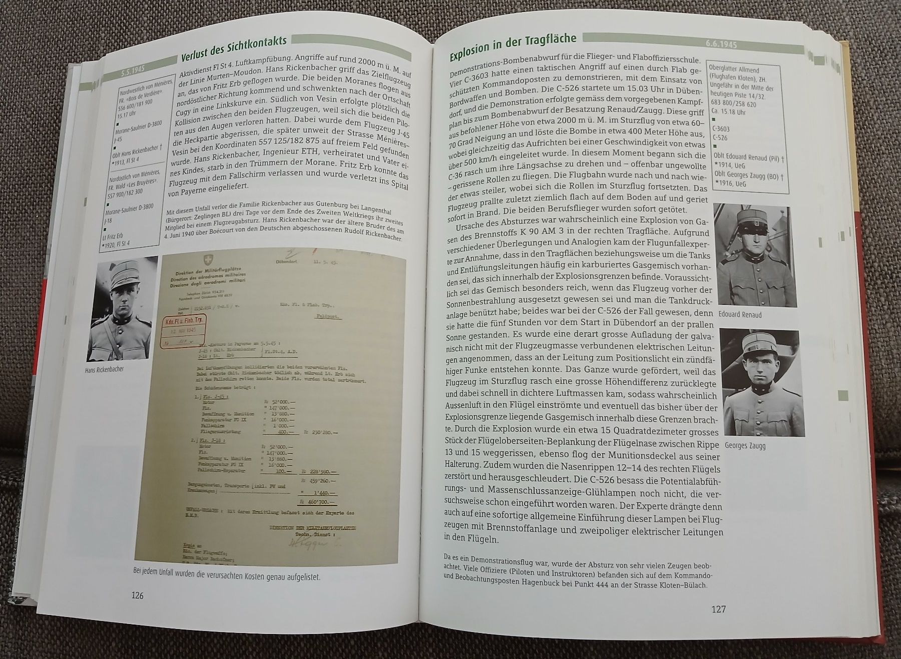 Libri: Buch Schweizer Luftwaffe "Gebrochene Flügel" - Flugunfälle – Usato da Luzern venduto da baku1961 2