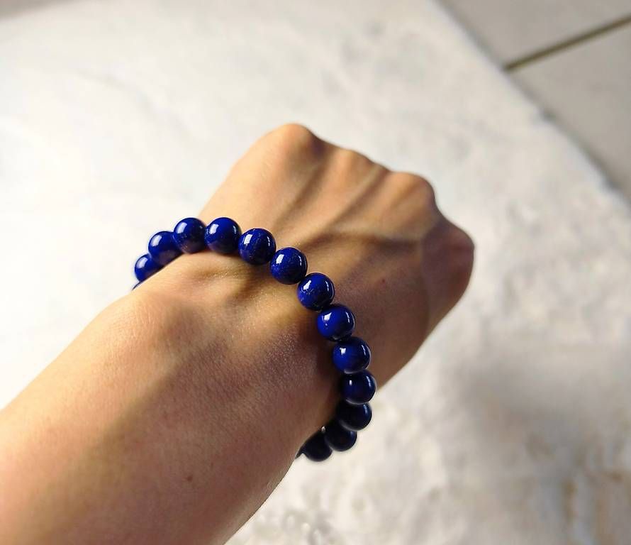 Bracciali & Braccialetti: Bracelet en lapis-lazuli 8.5mm – Usato da Ursy venduto da tan_8qdl 1