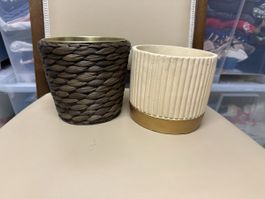 2er Set: Übertöpfe von Ikea, Pflanzen-Deko für Zuhause