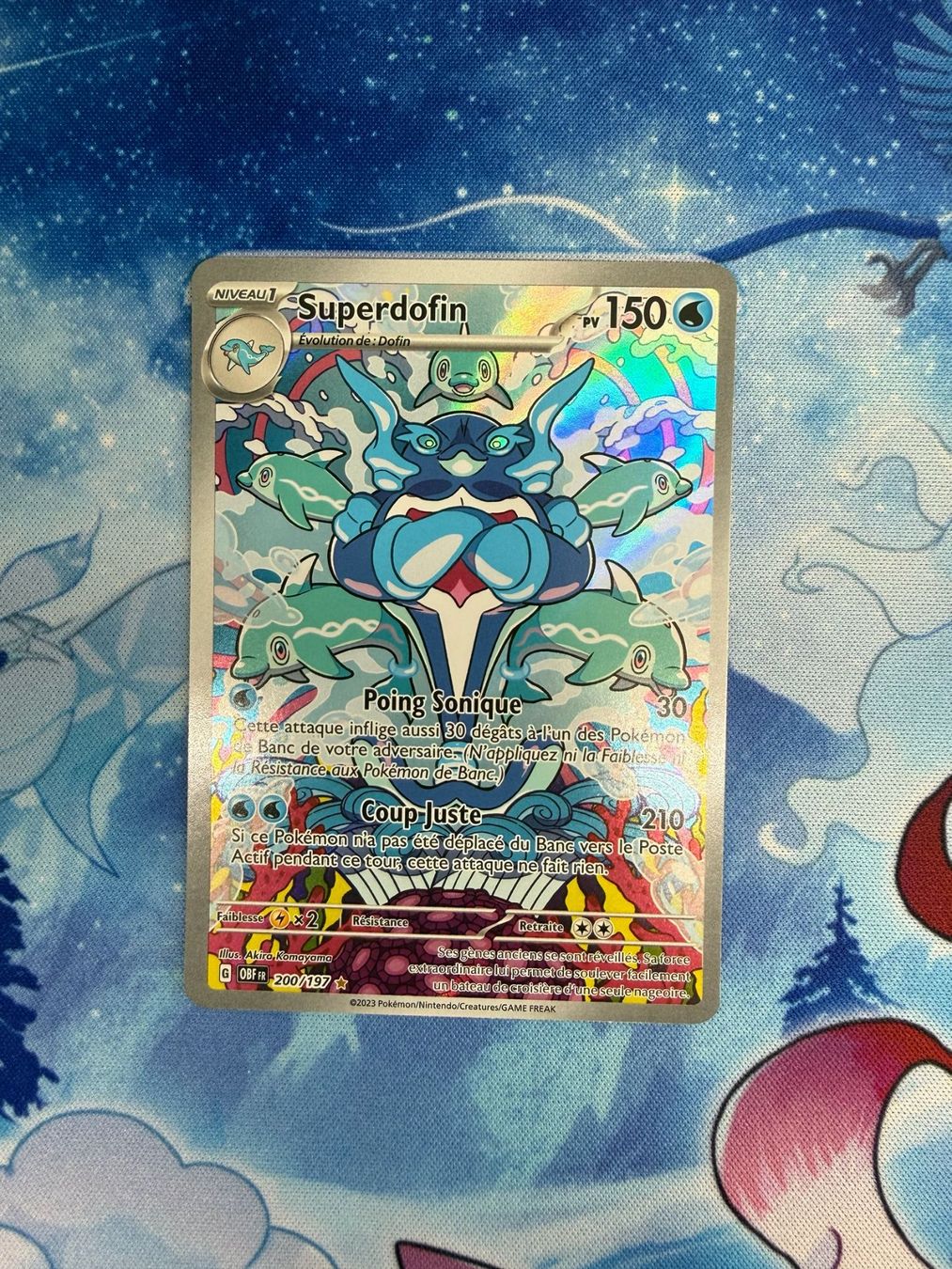 Pokémon Carte collezionabili: Superdofin AR - OBF 200 FR – Nuovo (secondo la descrizione) da Courgenay venduto da ScamBoxOff