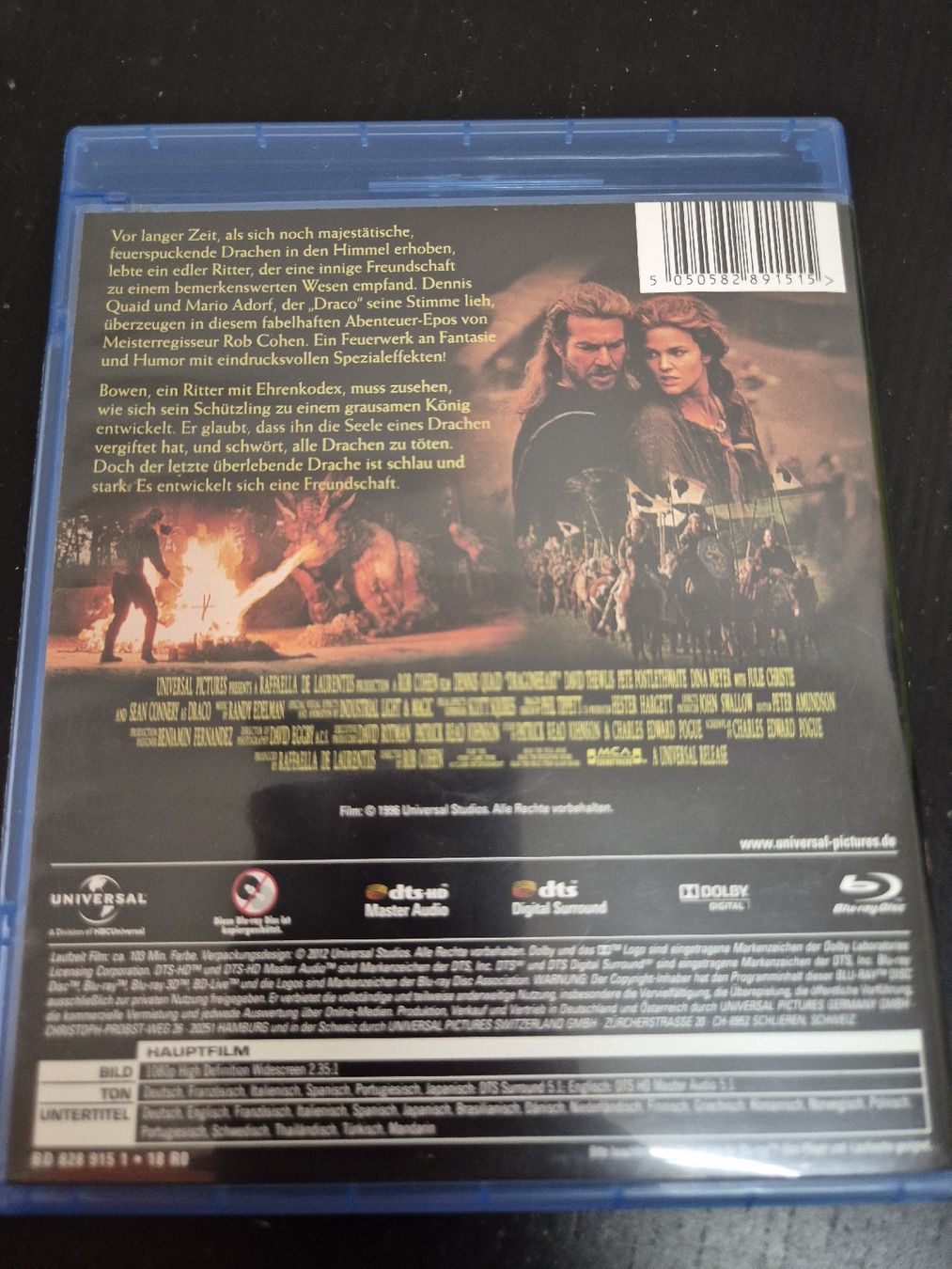 Alle DVDs: Dragonheart Blu-ray – Gebraucht aus Wald ZH von _Hotarubi_ 1
