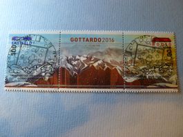 2016 Sondermarke Gotthardo S115 ET Vollstempel 1588-1589