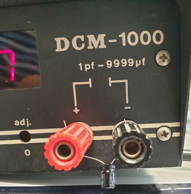 Kapazitätsmessgerät DCM-1000 1pF-9999uF mit Powersupply 12V (Gebraucht ...