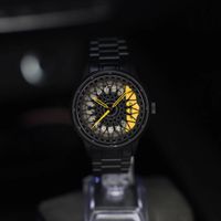 DriftElement Racing Felgenuhr Gelb Swiss