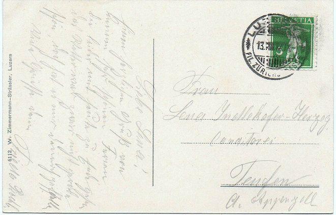 Cartoline postali: LUZERN mit dem Rigi – Usato da Jona venduto da philajona 1
