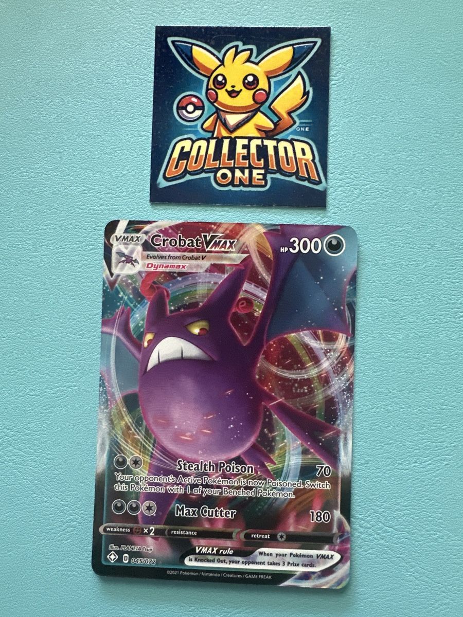 Pokémon Carte collezionabili: Pokemon Crobat VMAX Rare Mega Stark 2021 – Nuovo (secondo la descrizione) da Lommiswil venduto da CollectorOne