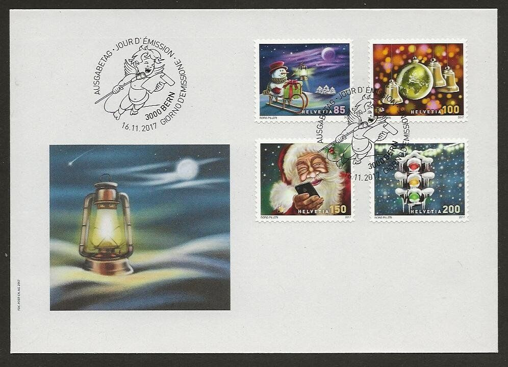 Tutti i francobolli: 2017  Serie Sondermarken Weihnachten FDC – Usato da Arlesheim venduto da kuhnphila