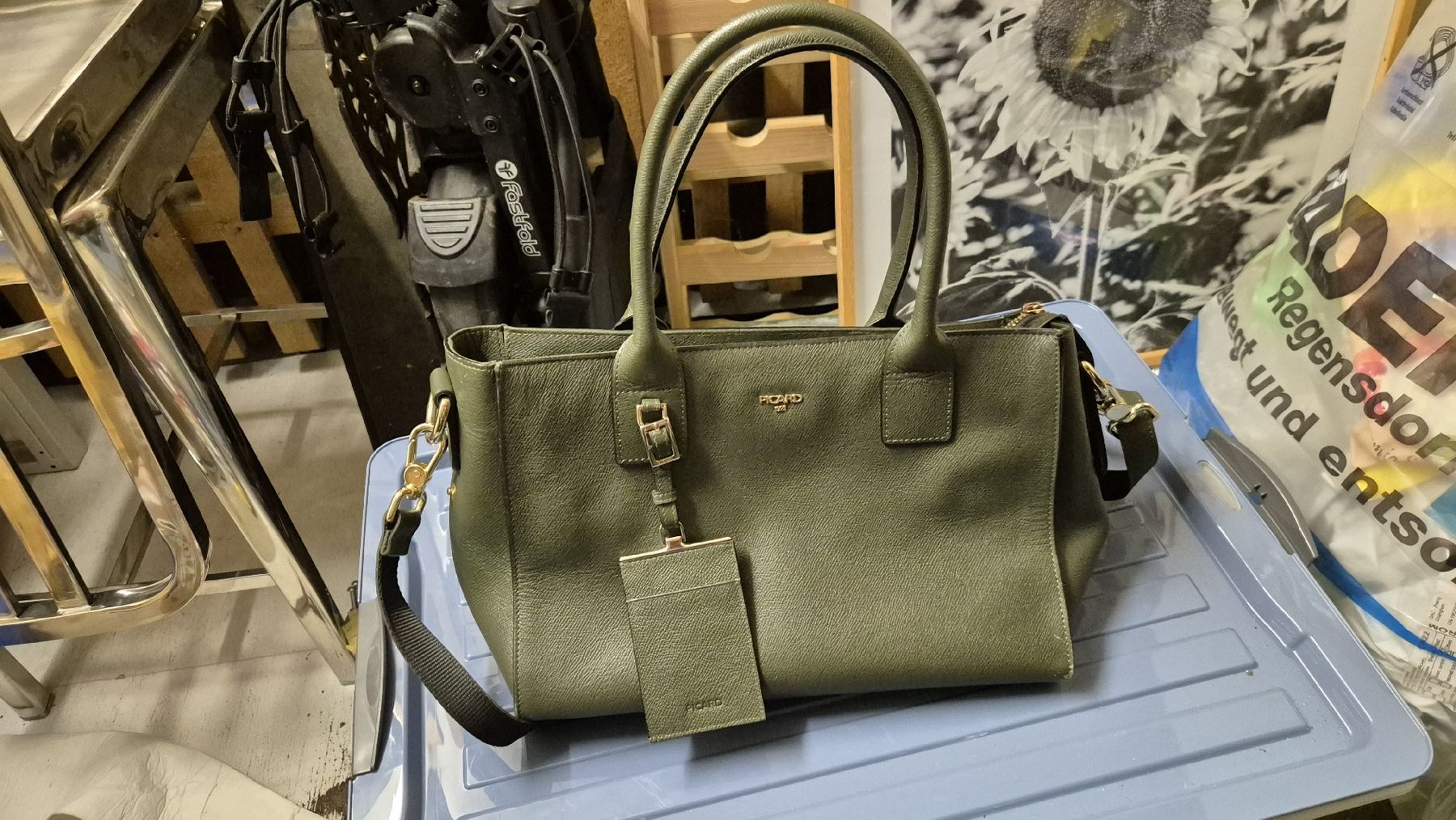 Picard Borse da donna: Picard Handtasche Leder Grün – Usato da Watt venduto da sarahZH1995 5