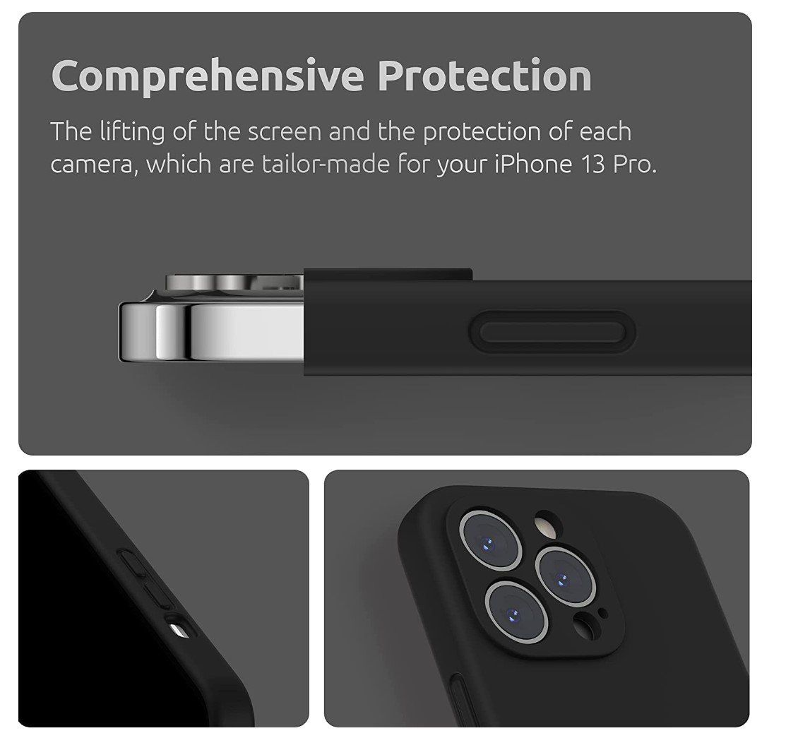 Cover & Protezioni schermo: iPhone 13 Pro Soft Touch Silikon Case Hülle - schwarz – Nuovo e nell'imballaggio originale da Rorschacherberg venduto da elektrofreak 2