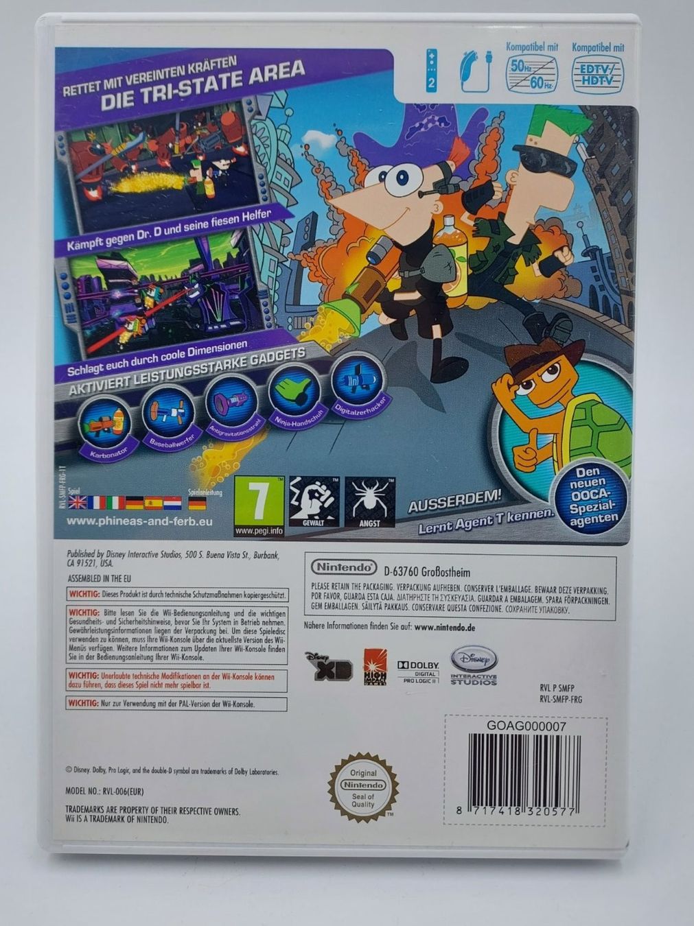 Giochi: Phineas und Ferb, Quer durch 2 Dimension, Nintendo Wii – Usato da Wil SG venduto da Donaldus 1