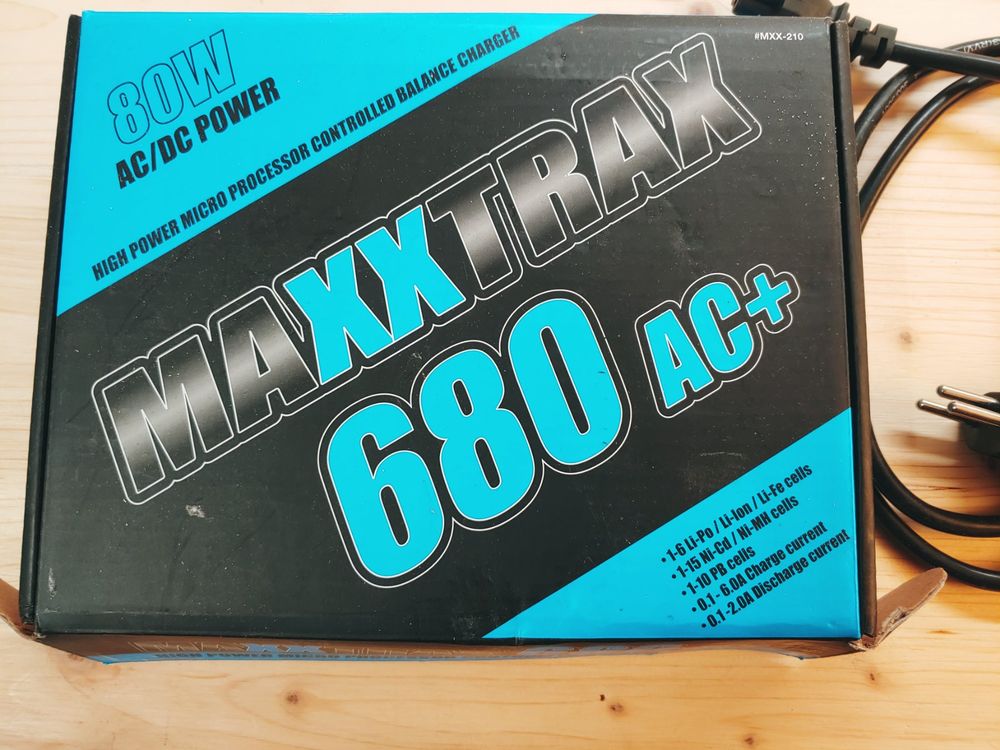 Maxxtrax 680 AC+ 80 W Ladegerät (Gebraucht) in Meierskappel für CHF 10. ...
