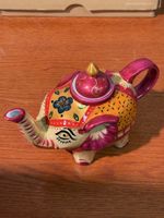 Vibrant Elephant Teapot - Unique Ceramic Piece for Autumn