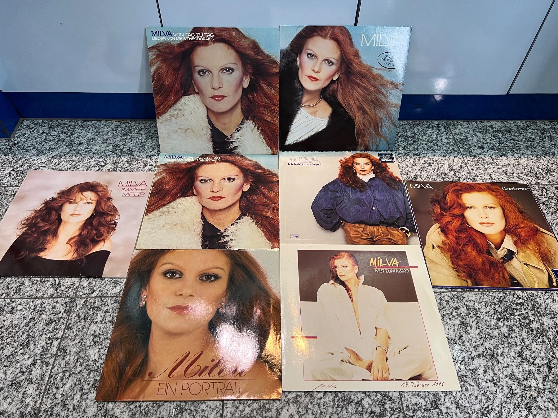 Schallplatten: 8x LP Milva Schallplatten Sammlung – Gebraucht aus Bellinzona von CarpiFotoSA