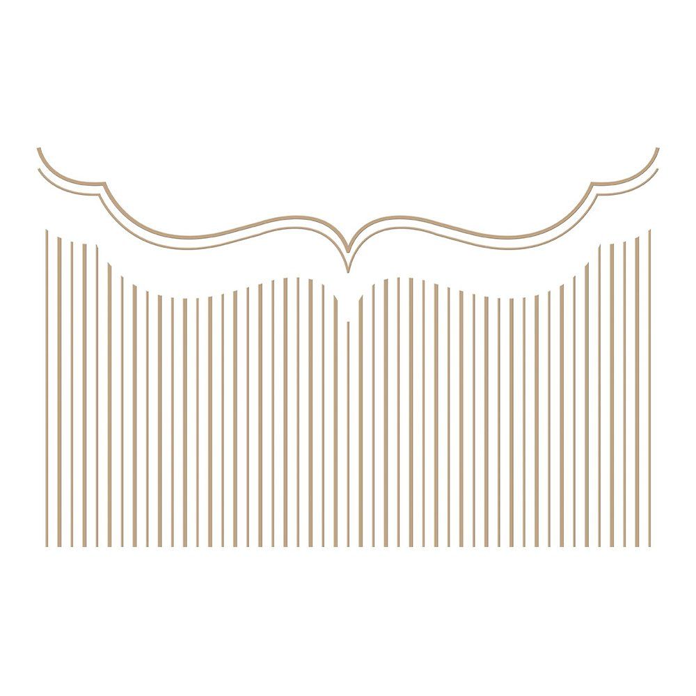Sciablone: Spellbinders Hot Foil Plates  ** Pinstripe Bracket ** – Nuovo e nell'imballaggio originale da Rubigen venduto da rofi100 3