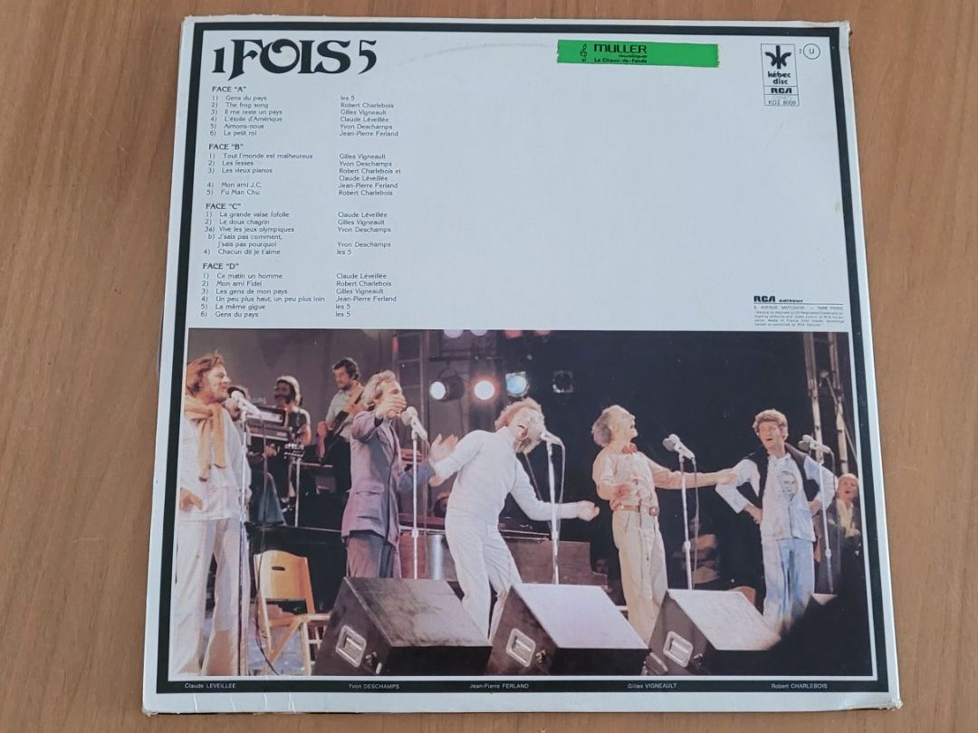 Dischi in vinile: DLP   1 Fois 5 – Usato da Martigny venduto da MZ-67 2