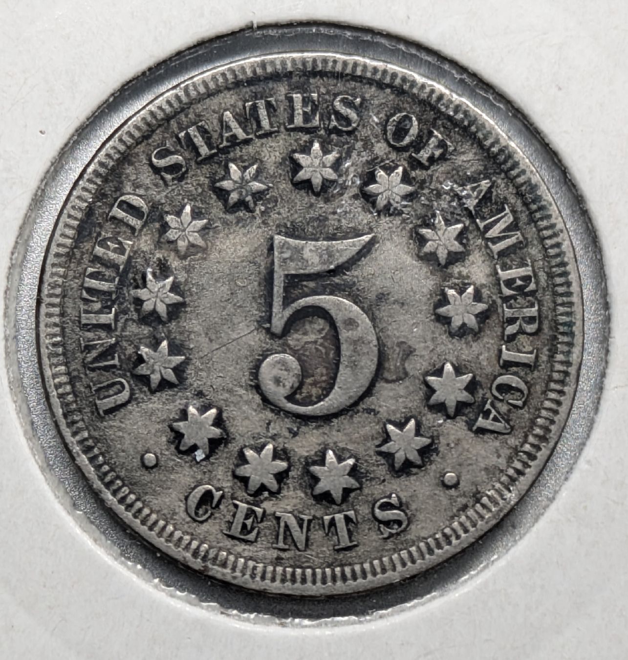 Tutti le monete: 1868 Shield Nickel 🇺🇸 – Usato da Cottens FR venduto da lima777 1