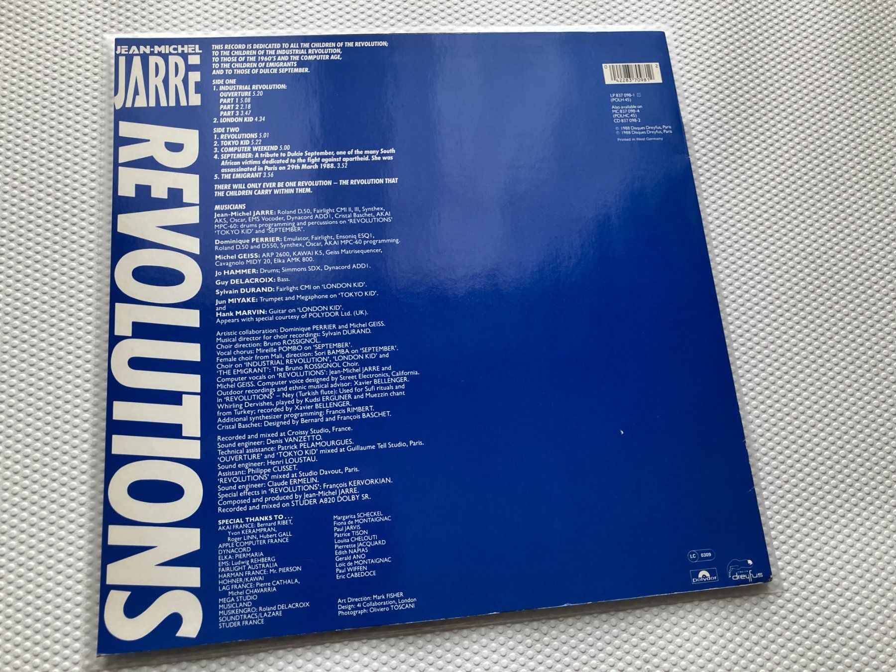 Dischi in vinile: Jean Michel Jarre – Usato da Aarwangen venduto da Jukebox3 3