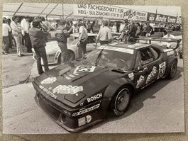 BMW M1  Foto 12.5x17cm Rennen auf dem Norisring 1979