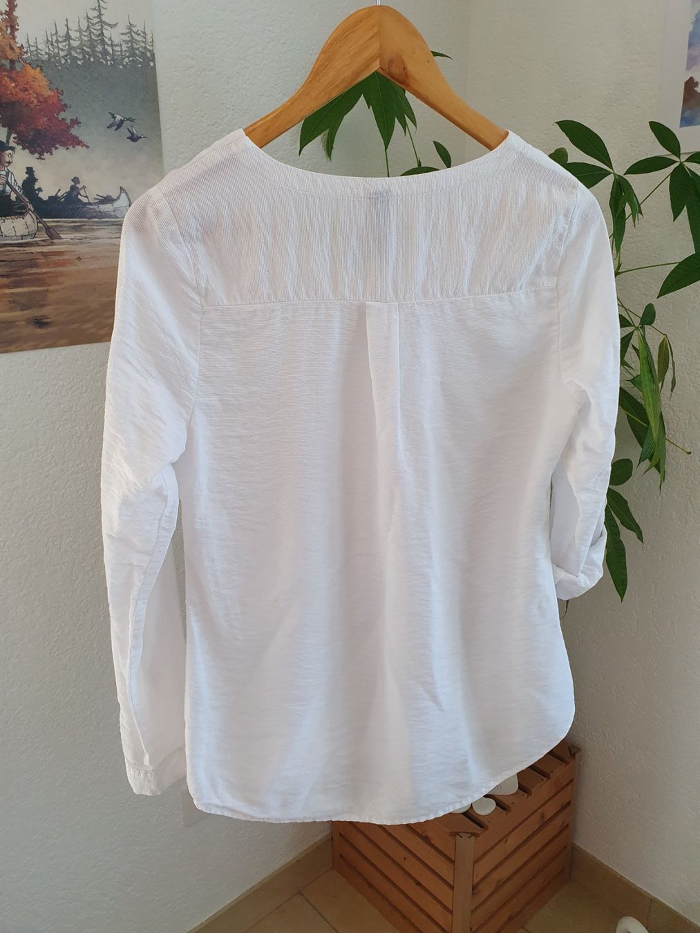 Camicette: Joli chemisier blanc, taille 36 – Usato da Courroux venduto da sv235 1