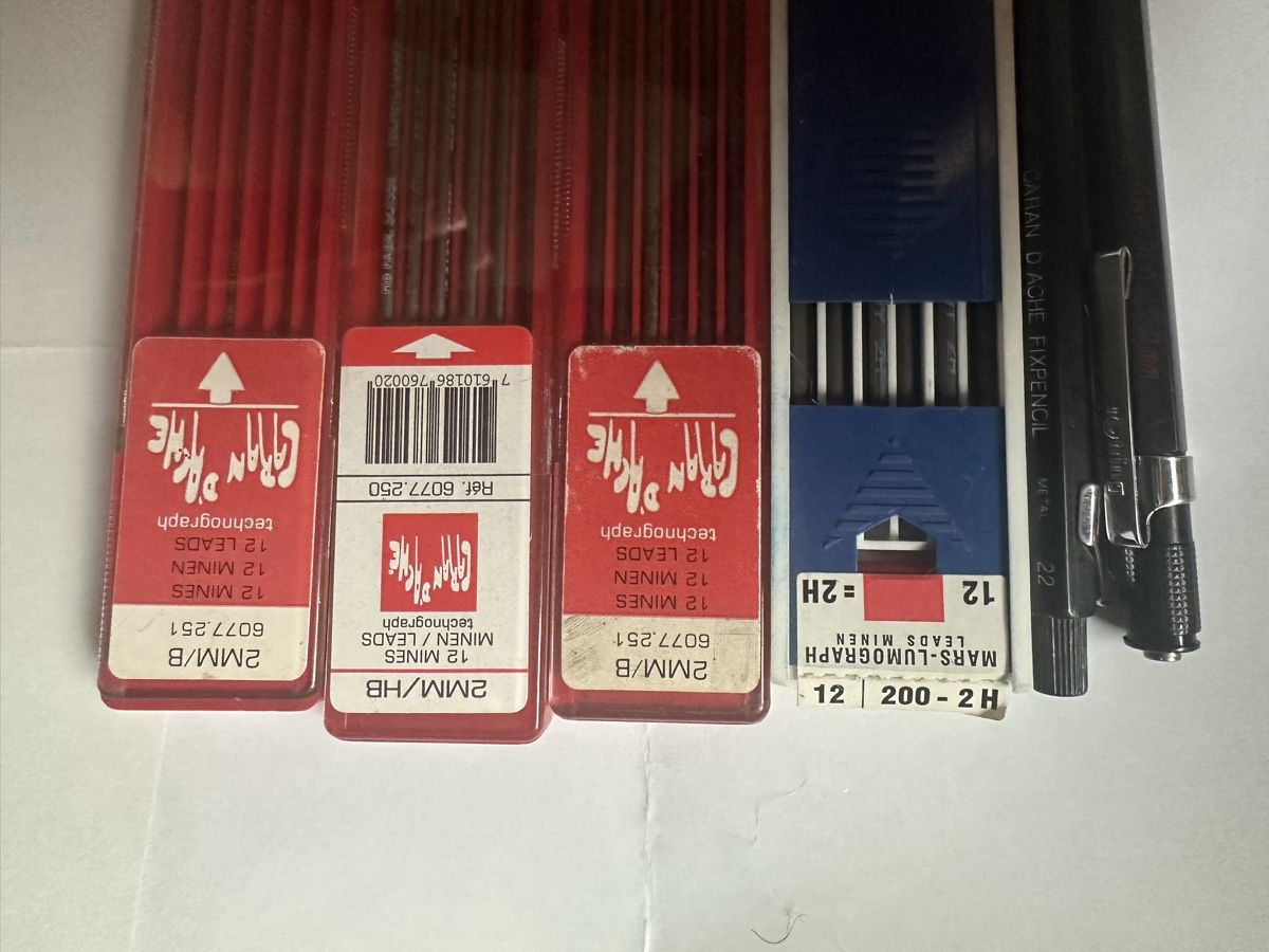 Kit bricolage: Drafting Pencil Set - Gran' Dache, Staedtler - With Leads – Usato da Luzern venduto da Adam.7- 1
