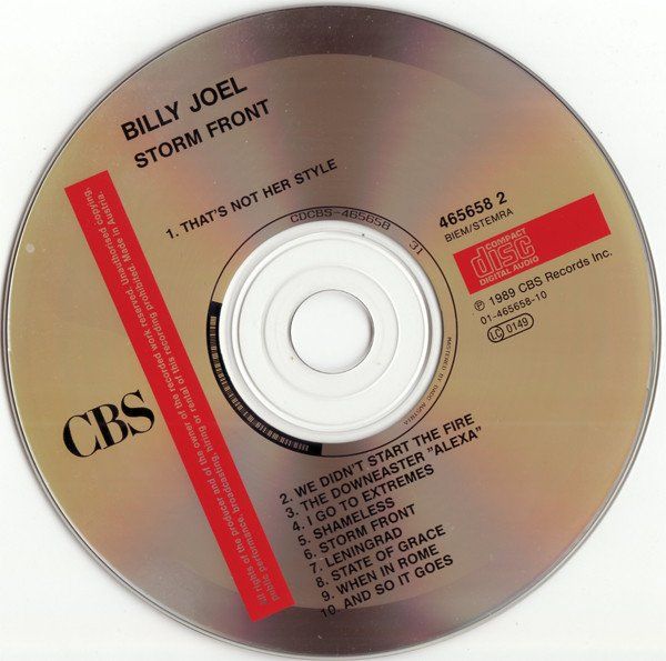 CDs: Billy Joel - Storm Front – Gebraucht aus Unterbäch von kolbar 2