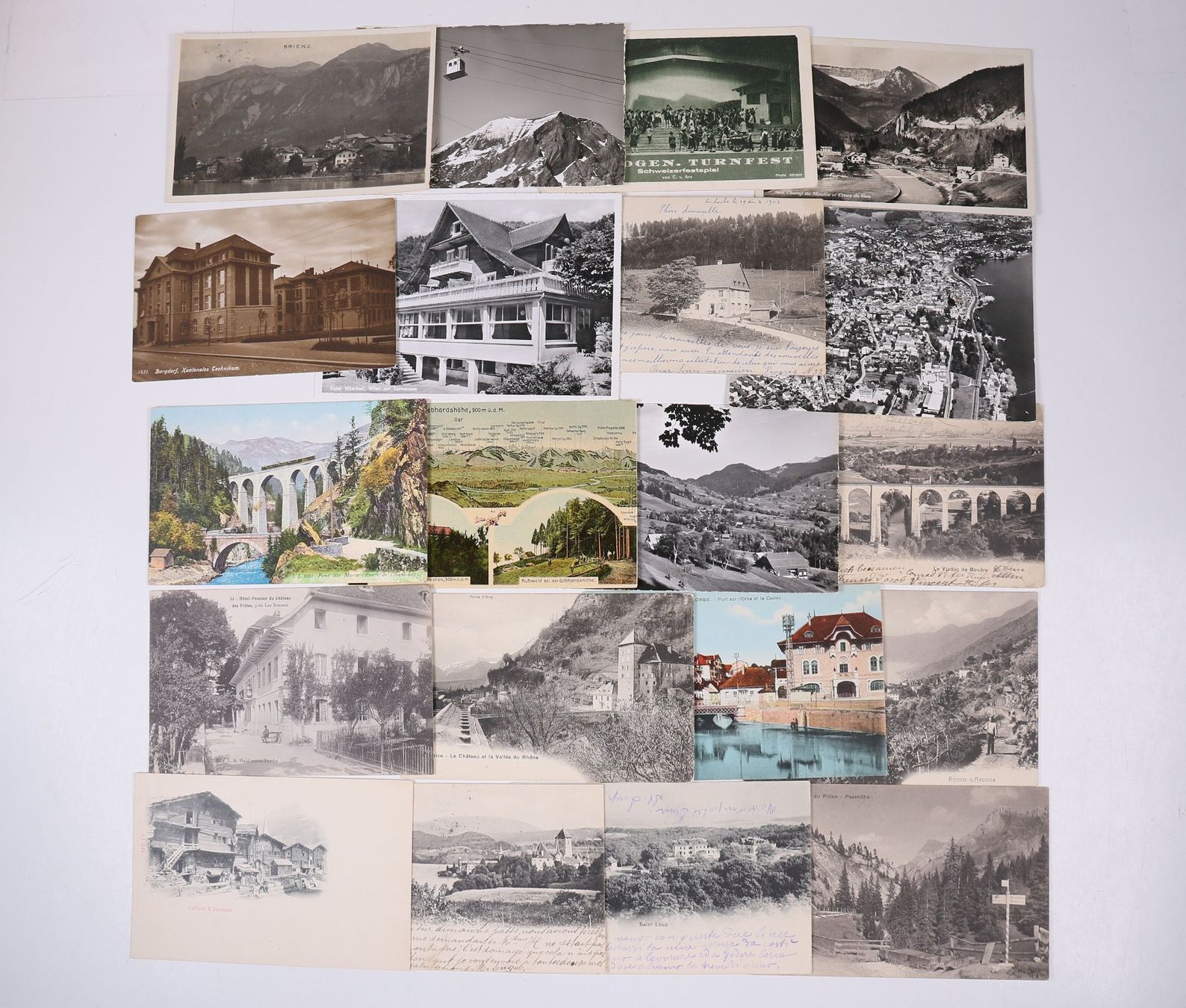 Cartoline postali: 20 alte Postkarten – Usato da Hettlingen venduto da Scholi99