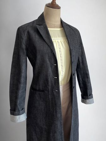 MIU MIU Denim Jeans Mantel Prada Group  Gr. XS