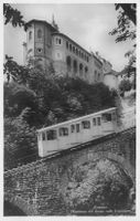 Locarno (TI) Madonna del Sasso con funicolare Standseilbahn