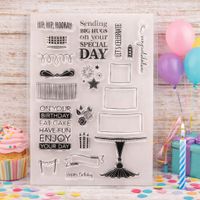 Neues Set Motivstempel Geburtstag / Torte