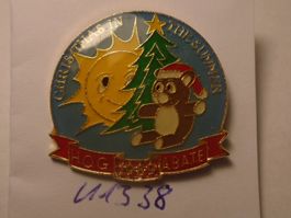 1 Weihnachts-Pin HOG ABATE 1989 Chrismas in The Summ (U1338)