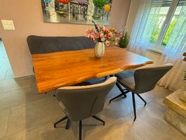 Tisch Massivholz 160 x 85 cm