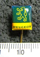 PEUGEOT AUTO LOGO KLEIN GLASIERT ANSTECKNADEL ABZEICHEN OLDI