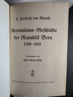 Revolutions Geschichte der Republik Bern 1789-1815 - von1934