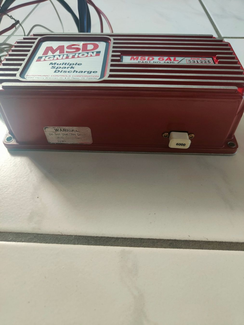 Autos: MSD Ignition Box – Gebraucht aus Künten von Maege52